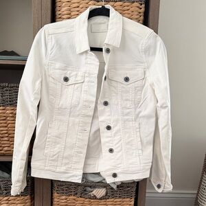 Stylish White Denim Jacket